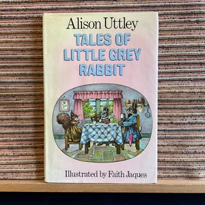 Tales of Little Grey Rabbit by Alison Utley, illustrated by Faith Jaques - Vintage Children&#39;s Hardback Book, Heinemann 1980, ex-library