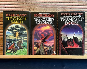 Bargain Bundle of 3 UK Paperback "Amber Series" Books by Roger Zelazny