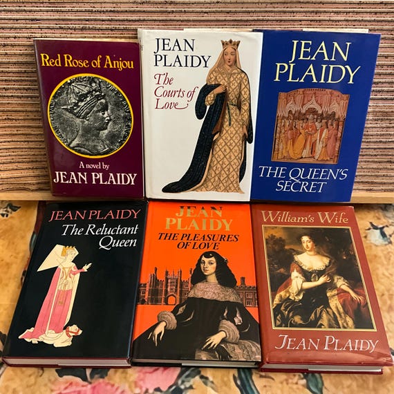 Bargain Bundle of six historical novels by Jean Plaidy - vintage UK edition hardback books