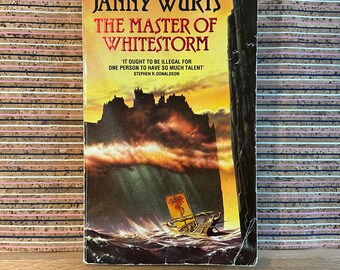 The Master of Whitestorm by Janny Wurts - Vintage First "HarperCollins Science Fiction & Fantasy" UK Paperback Edition, First Printing 1993