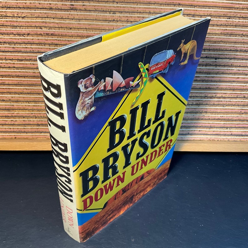 Down Under by Bill Bryson: Vintage First UK Edition Hardback - Etsy