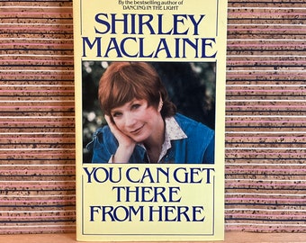 Autobiografía de Shirley MacLaine: Puedes llegar allí desde aquí, 1987, libro de bolsillo británico