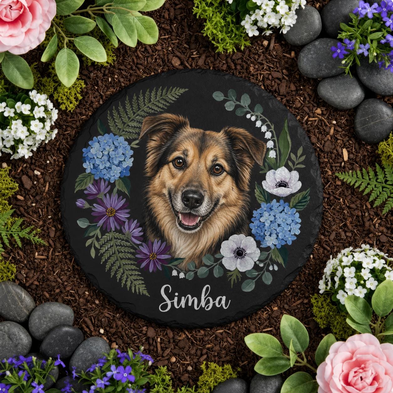 Painted Garden Slates - Etsy