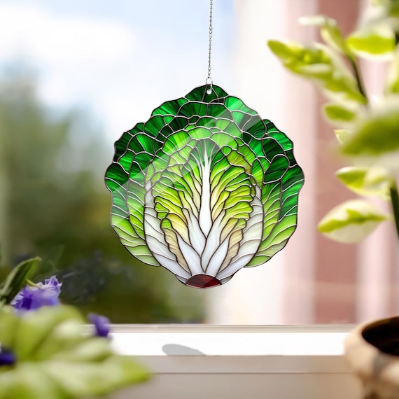 アート・デコ風 ステンドグラス 花瓶 窓 ➷ 『グラスデコ』でステンド