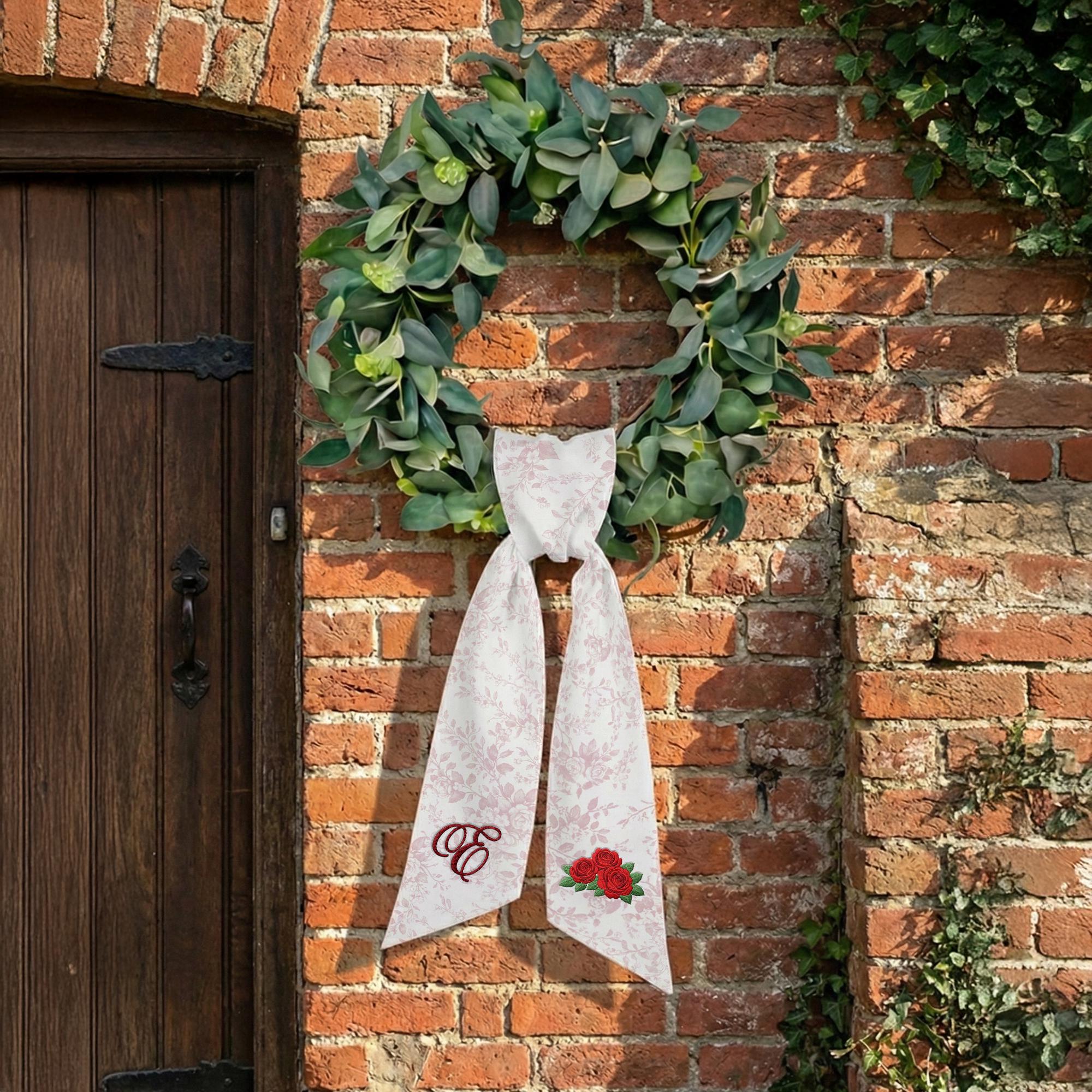 Initial Front Door Wreathnull