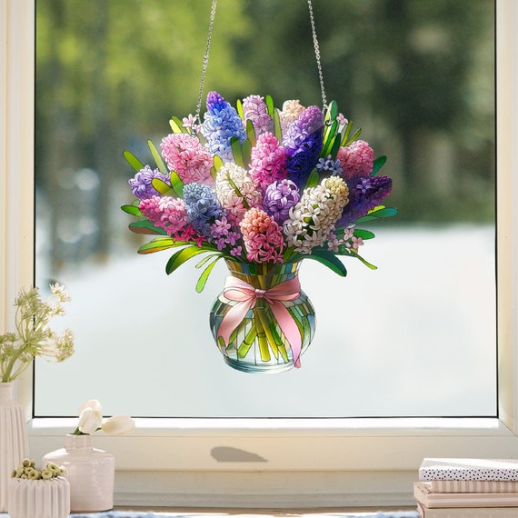 鮮やかなブーケ 花束 ヴィンテージ ステンドグラス フラワー レア作品 鮮やかなブーケ 花束 ヴィンテージ ステンドグラス フラワー