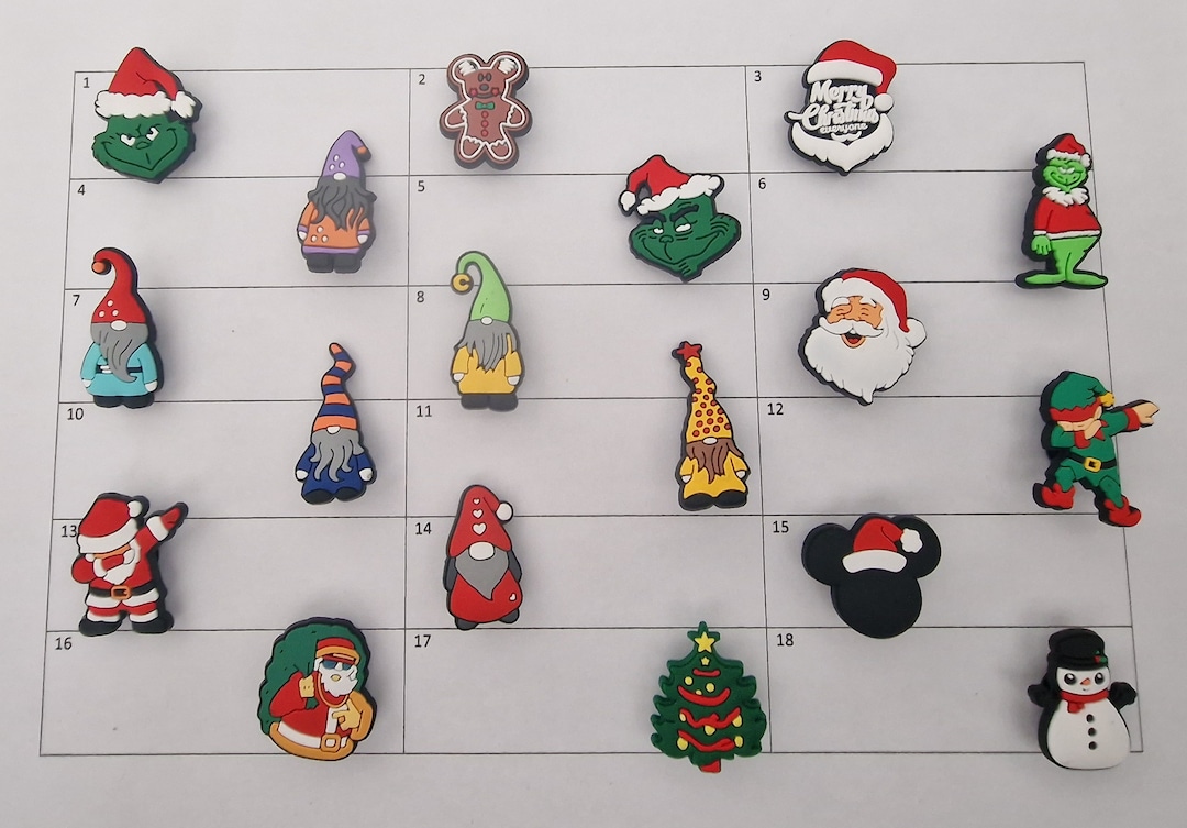 Christmas Jibbitz Croc Shoe Charms Xmas Etsy UK