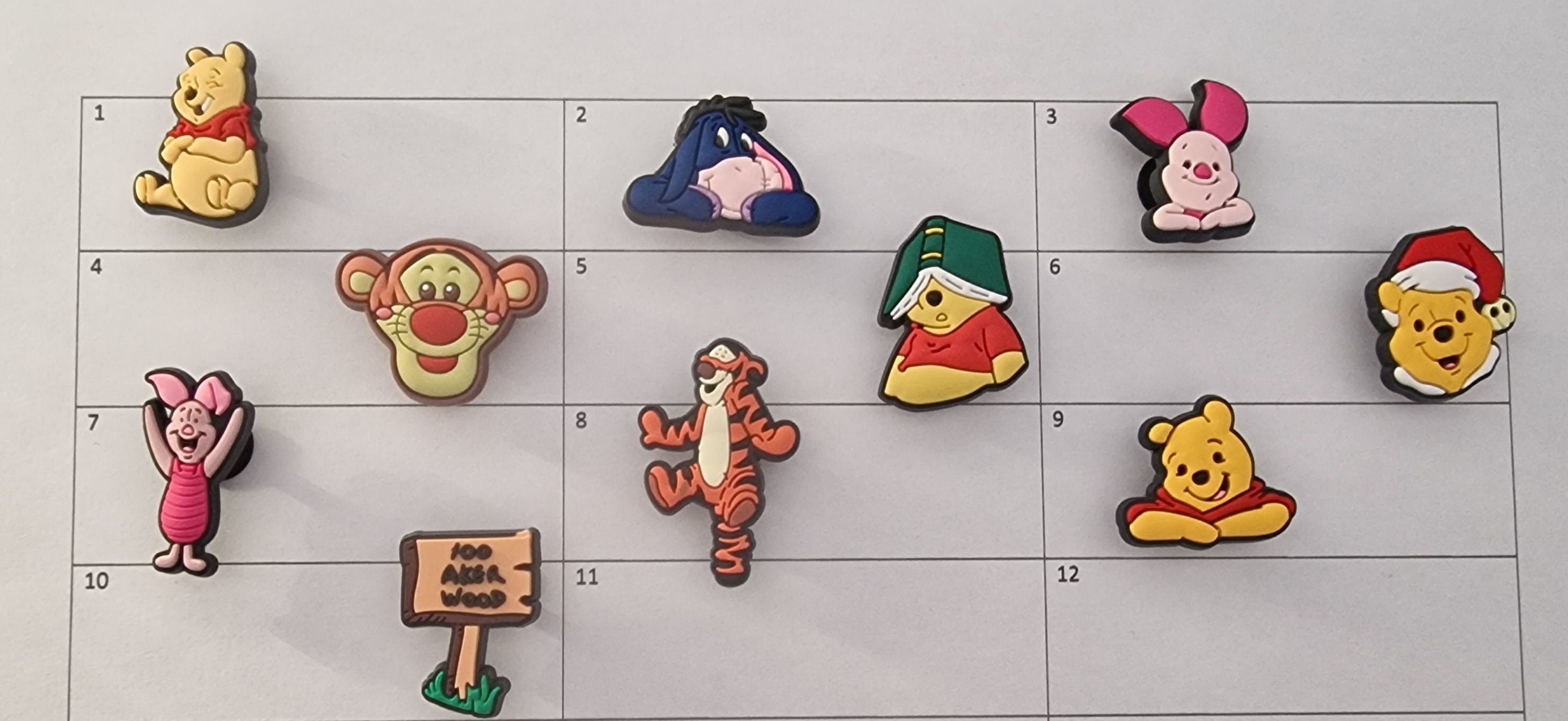 Winnie the pooh Jibbitz - Croc charms