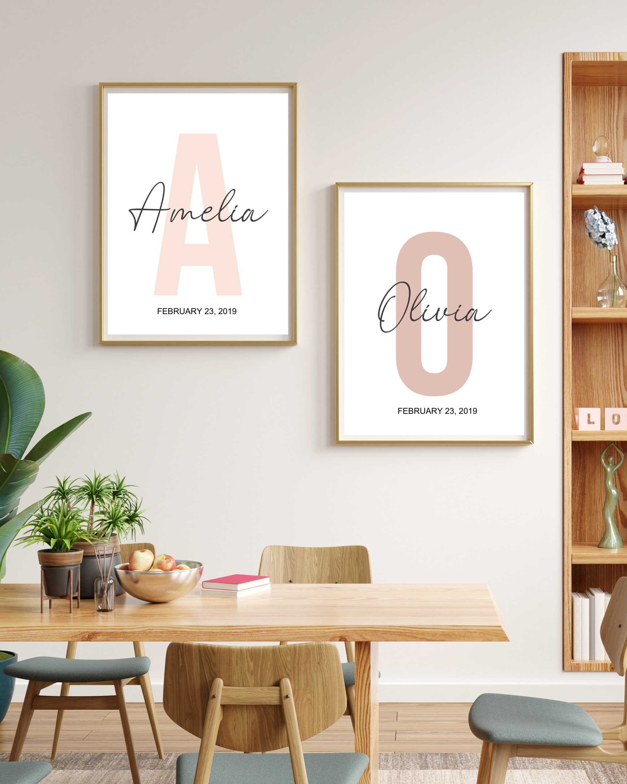 Custom Initial Print, Name Printable, Personalized Name Print, Personalized Initial Name Print