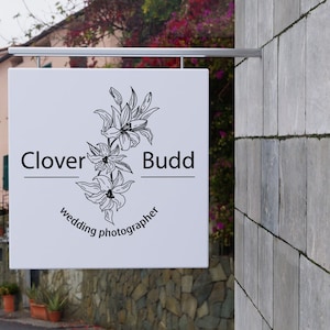 Store front Sign | Custom Metal Sign | Double Sided Sign | Blade Sign | Hanging Sign | Custom Logo Sign |Shop Name Sign | Outdoor Signage