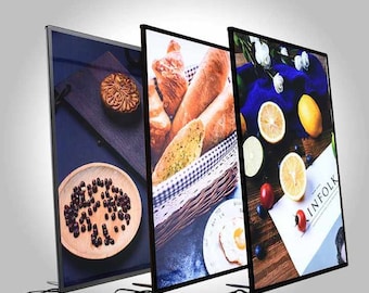 Light Box Sign, Ultra Thin Lightbox, Movie Poster Frame, Lighted Advertising Sign for Business, Home Theater Decor, Menu Board Sign