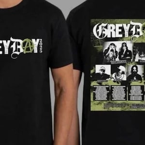 Greyday 2025 Tour Suicideboys Hiphop Concert T-Shirt 2025 Greyday Tour