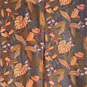 10.4 yd Amazing retro fabric. Vintage fabric from the 70s. Swedish quality designer fabric, mid century, 1970s. Scandinavian Curtain fabric.
