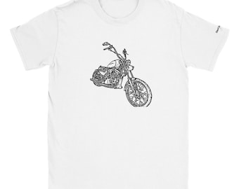 Classic Unisex Motorbike Crewneck T-shirt