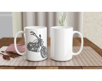 Motorbike Ceramic Mug