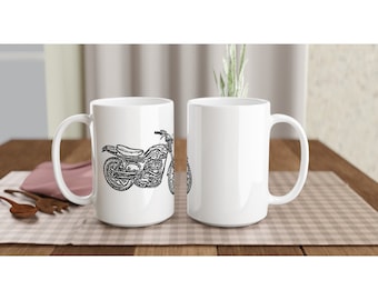 Motorbike Ceramic Mug