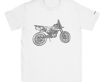 Classic Unisex Motorbike Crewneck T-shirt
