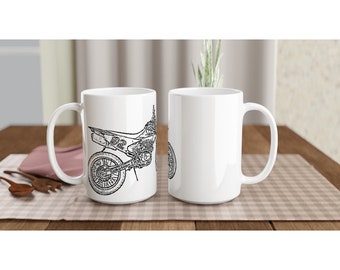 Motorbike Ceramic Mug