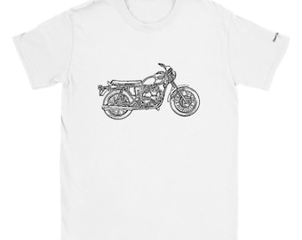 Classic Unisex Motorbike Crewneck T-shirt