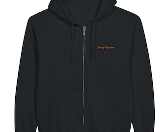 Sudadera negra ecológica con logotipo de Harley Davidson: prenda cómoda y elegante para el día a día