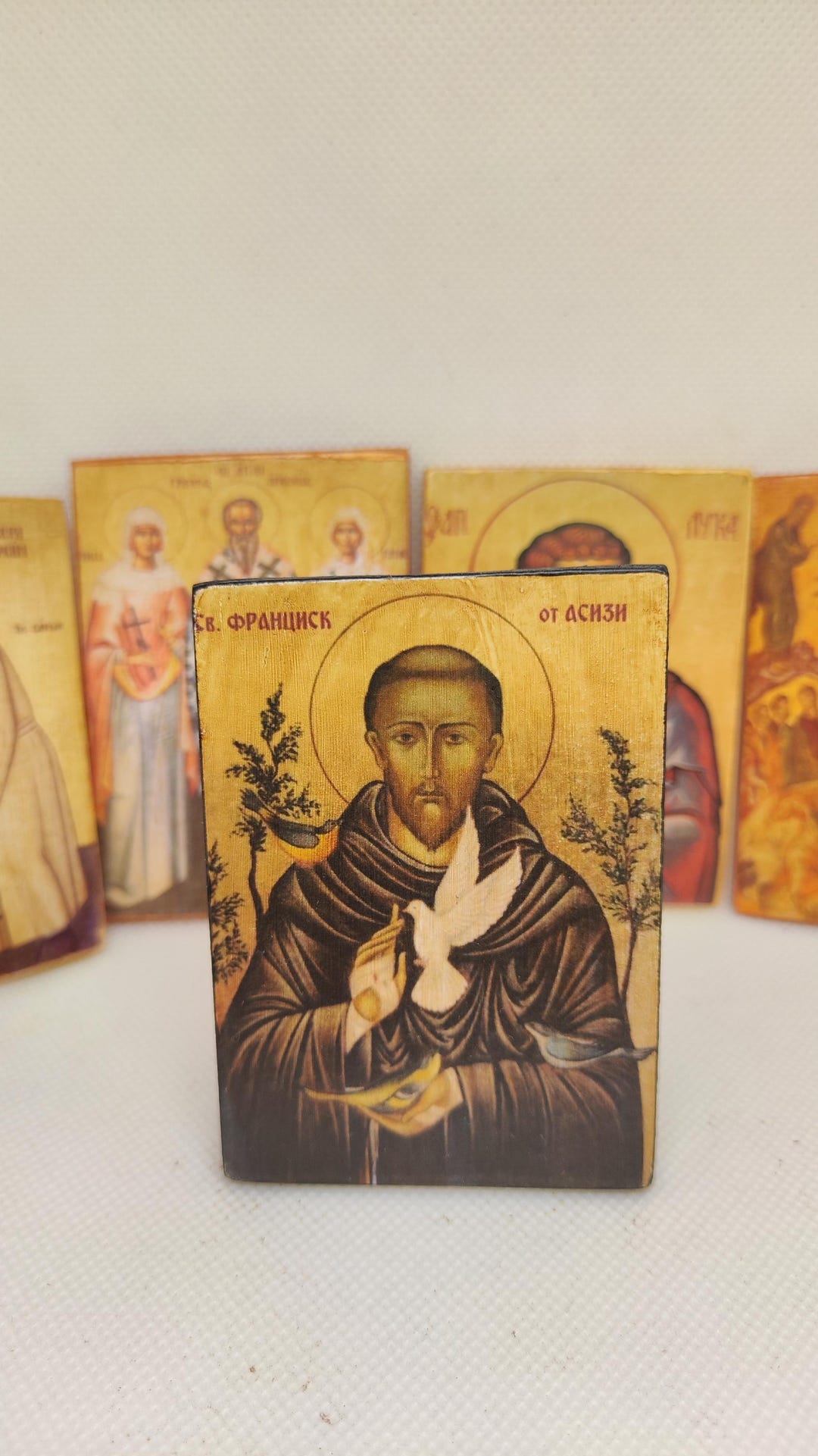Saint Francis of Assisi Icon | Handmade Wooden Catholic Gift - Etsy