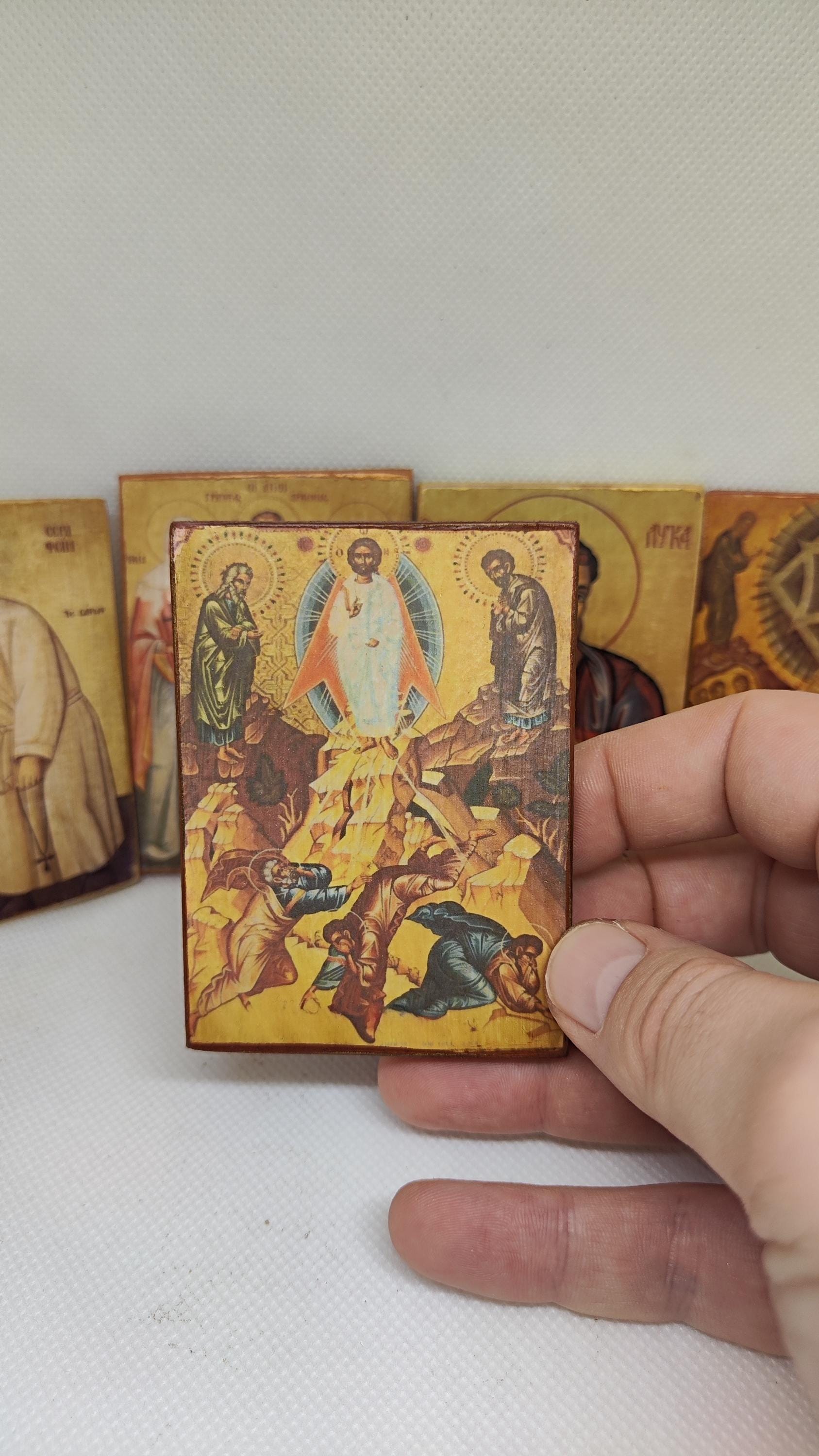 Transfiguration of Christ Wooden Icon , Orthodox Feast, Handmade - Etsy