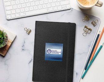 Hardcover bound notebook