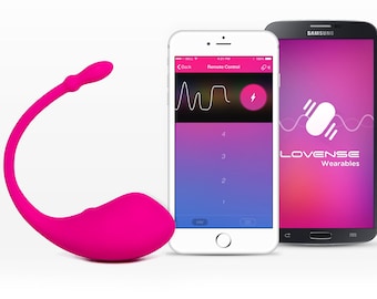 LOVENSE Lush Bullet Vibrator Interactive Smartphone App Vibrating Egg