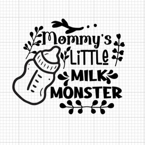 Cool New Born Svg Print, speciaal cadeau voor pasgeboren Svg, melkmonster Svg, grappige pasgeboren Print Svg, speciaal cadeau voor baby Svg, Cricut-bestand