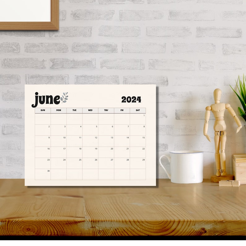 2024 Calendar Monday Start Jan to Dec 2024 Calendar Jandec Etsy