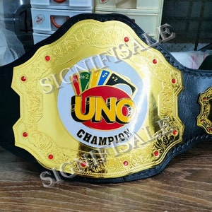 UNO Wrestling Heavyweight Championship Belt UNO Card Game Adult