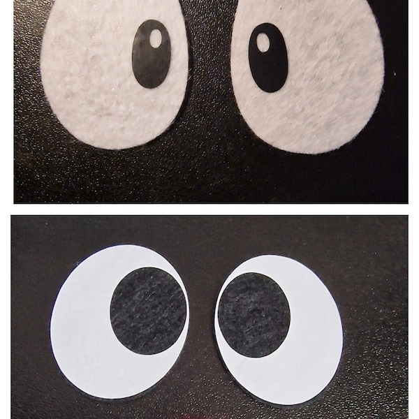 Heeler Puppy or Floppy Ear Bunny Felt/Vinyl Eyes Amigurumi Craft Eyes Combined Postage Available