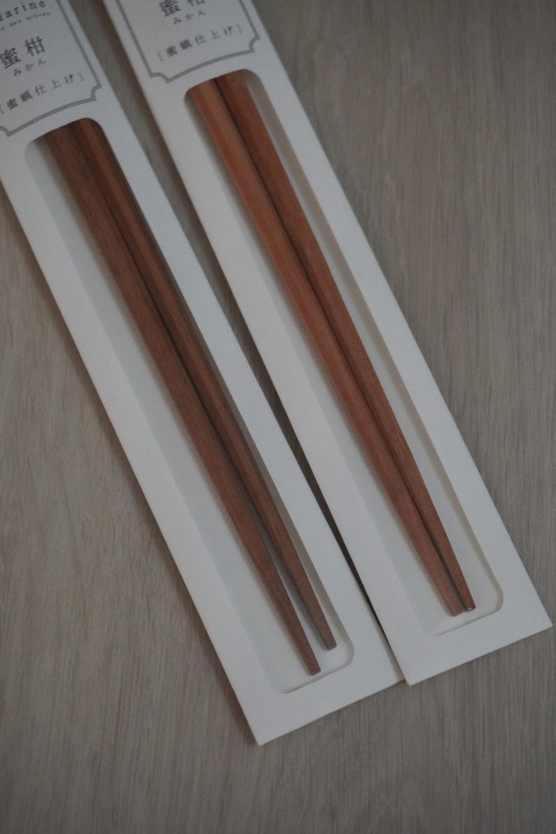 Handmade Japanese Wooden Chopsticks: Fruit Tree Tableware - Etsy