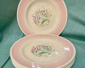 スージークーパー、フローラル模様のサービング・ディッシュ、1928年、ほぼ未使用 スージークーパー、フローラル模様のサービング・ディッシュ、1928年