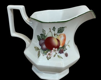 Vintage 1990 Johnson Brothers Fresh fruit Großer Milch- oder Saftkrug