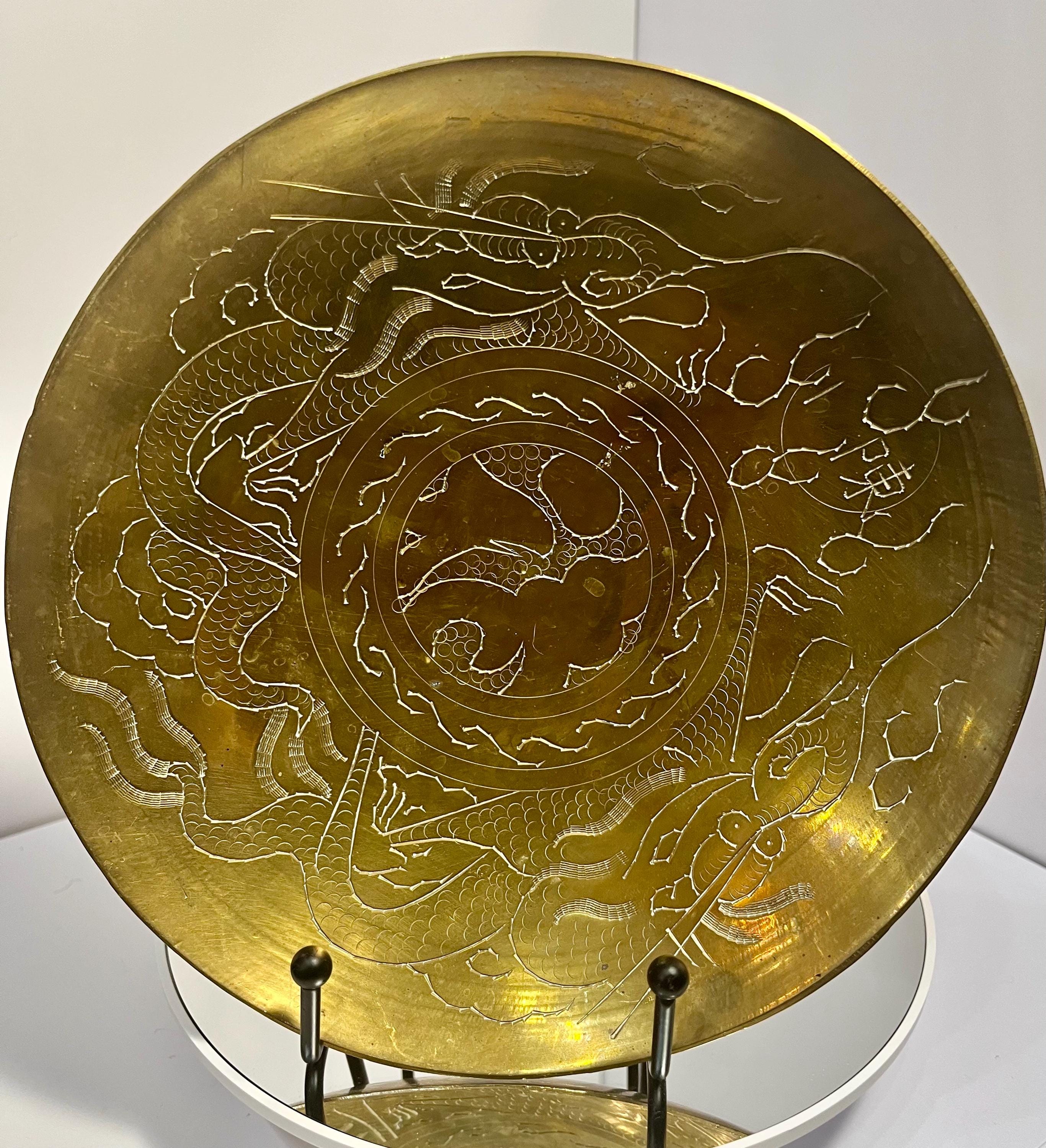Dragon Brass Bowl - Etsy