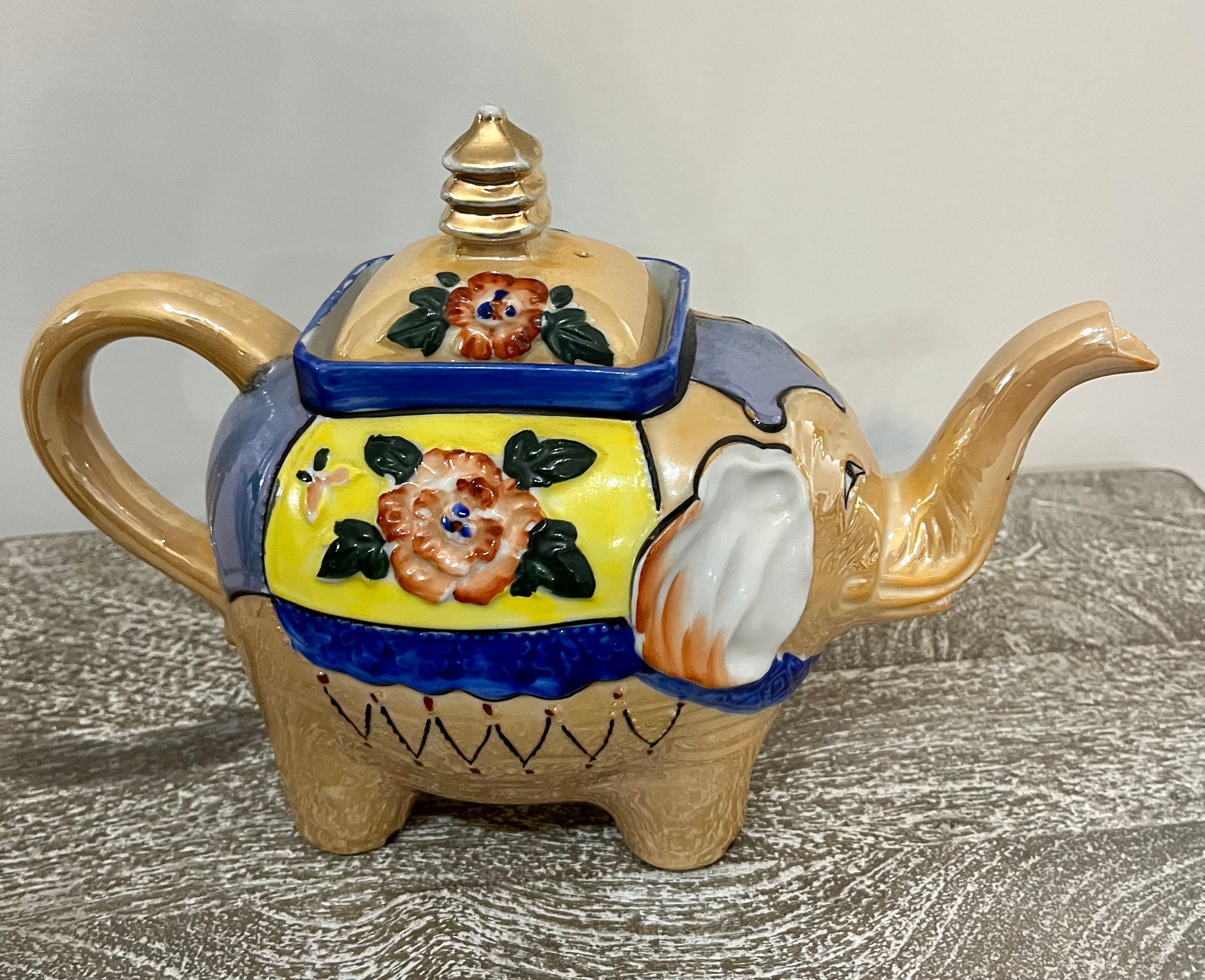 Teiera Elefante In Porcellana - 750cc, Design Carino, Con Gift Box - Foto 3