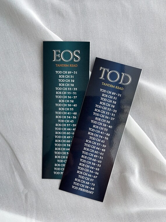Set Of 2 Count - Throne Themes Tandem Read Bookmarks For Women - View #5
