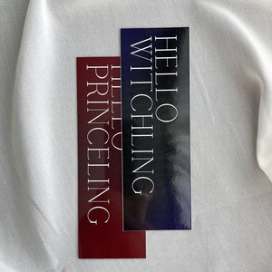 Trône de verre - Bonjour Witchling, Bonjour Princeling Marque-page