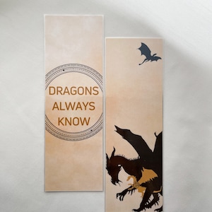 Fourth Wing - Tairn, Sgaeyl, and Andarna - Dragon Bookmark