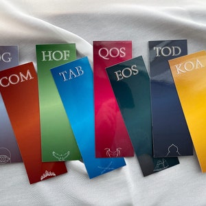 Throne of Glass Series - Bookmark Set- Matches Original Covers