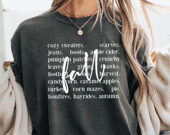 Camisa de temporada de otoño, camiseta del día de Acción de Gracias, colores cómodos, camiseta del festival de la cosecha, camiseta del día del pavo, camiseta de mujer agradecida, camiseta de parche de calabaza, camiseta de otoño