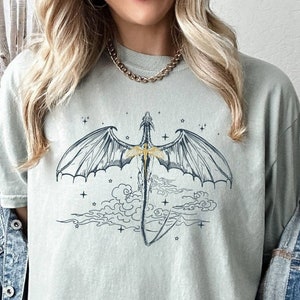 Comfort Color Shirt, Dragon Rider Tee, Basgiath War College Tee, Fourth Wing Shirt, Die Or Fly Tee, Riders Quadrant Tee, Women Gift Tee