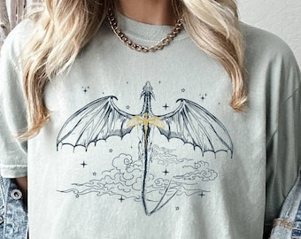 Comfort Color Shirt, Dragon Rider Tee, Basgiath War College Tee, Fourth Wing Shirt, Die Or Fly Tee, Riders Quadrant Tee, Women Gift Tee