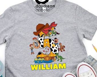 Custom Toy Story Shirt, Toy Story Birthday Tee, Custom Birthday Tee, Sheriff Woody Shirt, Buzz Lightyear Tee, Disney Birthday Tee, Forky Tee