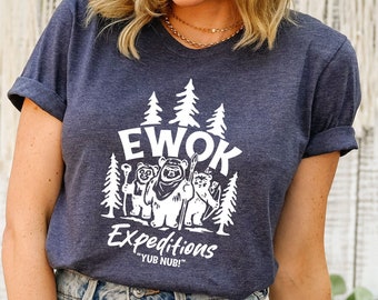 Ewok T-Shirt, Ewok Camping Tee, Endor Forest Shirt, Endor National Park Tee, Star Wars T-Shirt, Disney Star Wars Tee, Galaxys Edge Tee