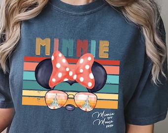 Comfort Colors Shirt, Minnie Mouse Tee, Minnie Lover Shirt, Gift For Women, Disney Vacation Shirt, Disney Vibes Tee, Disney World Tee