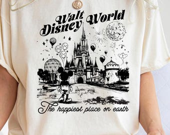 Retro Disney Castle Shirt, Comfort Colors Tee, Magic Kingdom T-shirt, Cute Disney Trip Gift, Vintage Disney Family Vacation Shirt