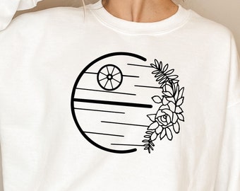 Disney Star Wars T-Shirt, Galaxys Edge Tee, Darth Vader Shirt, Floral Star Wars Tee, Galactic Republic Tee, Line Art Sweatshirt