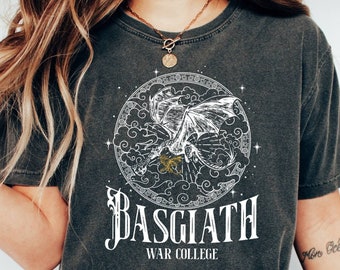Comfort Color Shirt, Basgiath War College Tee, Dragon Rider Tee, Fourth Wing Tee, Fly Or Die Tee, Riders Quadrant Tee, Book Lover Shirt